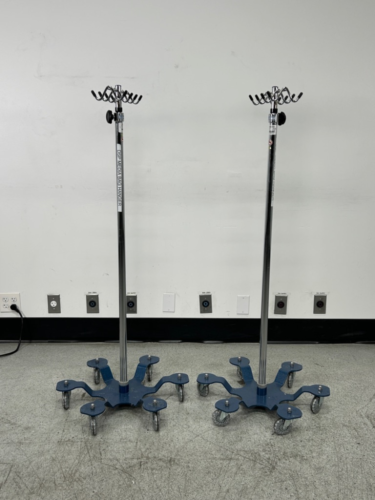 Image of Blickman Portable IV Poles